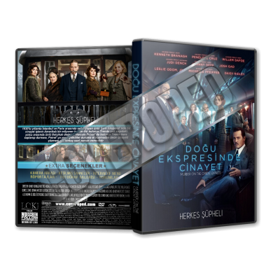 Doğu Ekspresinde Cinayet - Murder on the Orient Express V1 Cover Tasarımı (Dvd cover)